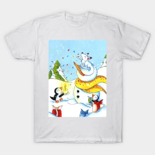 Snowy Surprise Party T-Shirt